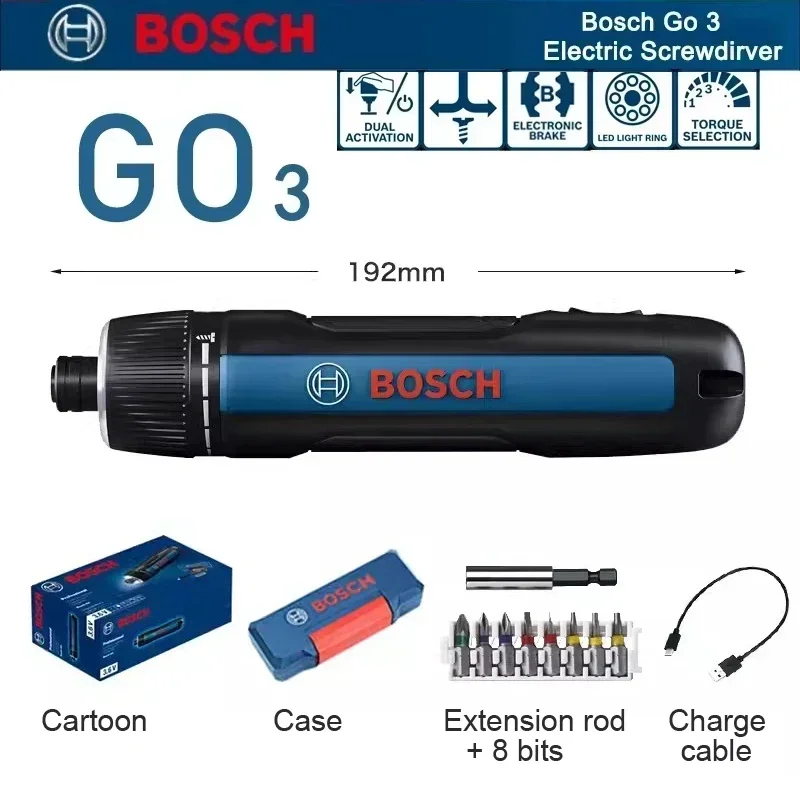 보쉬 GO 3 전동 드라이버 세트, 전문가용 무선 미니 - Screwdriver Set 리뷰 및 가격