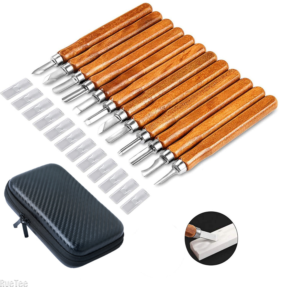 12Pcs SK2 목공 조각 도구 세트 가방 포함 HR - Tool Bag 리뷰 및 가격