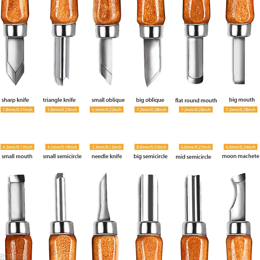 12Pcs SK2 목공 조각 도구 세트 가방 포함 HR - Tool Bag 리뷰 및 가격